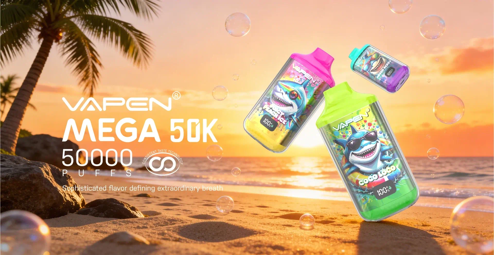 VAPEN MEGA 50K — 50,000 Puffs Rechargeable Disposable Vape | Massive Endurance & CTT